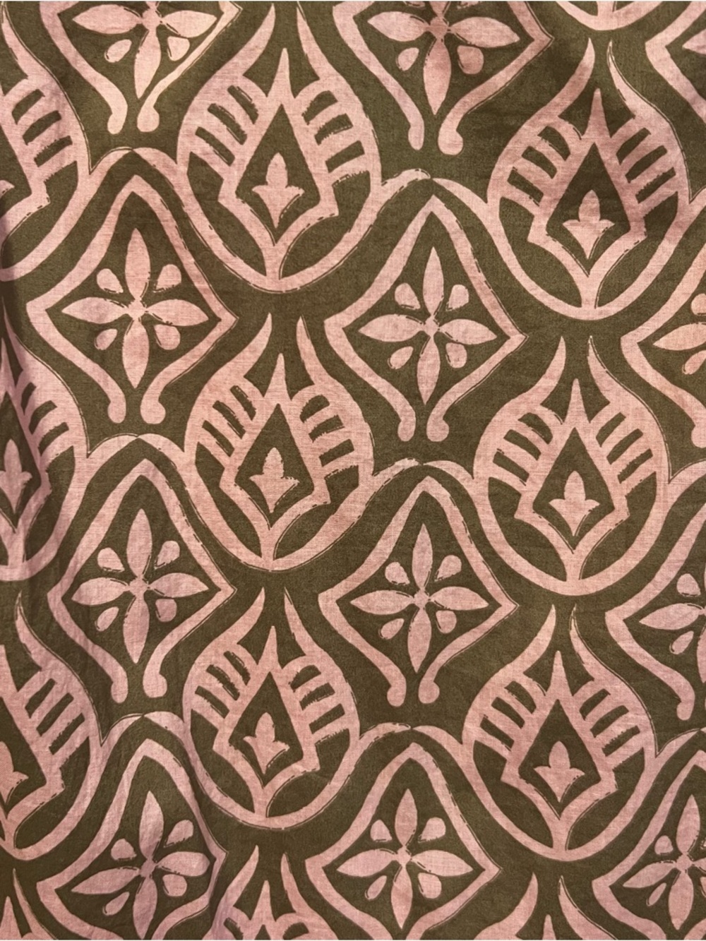 Velvet by Graham & Spencer Pink Brown Mosaic Dress size X small - Picture 4 of 14